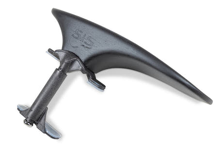 Poggiamento SAS con base in carbonio, ebano, altezza 28 mm