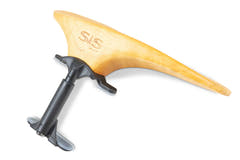 Supporto per manico SAS con base in carbonio, acero, alto 28 mm