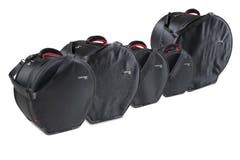 GEWA set bag per batterie SPS - 22" x 18", 10" x 8", 12" x 9", 16" x 16", 14" x 6,5"