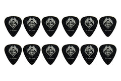 Fire & Stone Classic plettri in celluloide, 0,81 mm, nero, 12 pz.