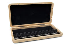 GEWA custodia per ance di fagotto 12 tubi - Black finitura laccata