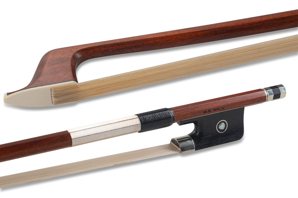 GEWA archetto per violoncello W.R. Wild, asta ottagonale in pernambuco, montato in alpacca