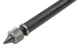 Stahlhammer bacchetta per puntale in fibra di carbonio per violoncello, medium 27–47 cm, nera