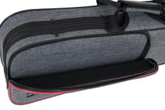GEWA Pure CVF G 02 custodia sagomata per violino 4/4, grigia e viola