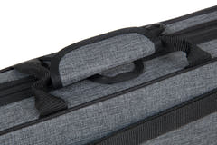 GEWA Pure CVF G 02 custodia sagomata per violino 4/4, grigia e viola