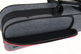 Custodia sagomata GEWA Pure CVF G 02 per violino 1/4, grigia e viola