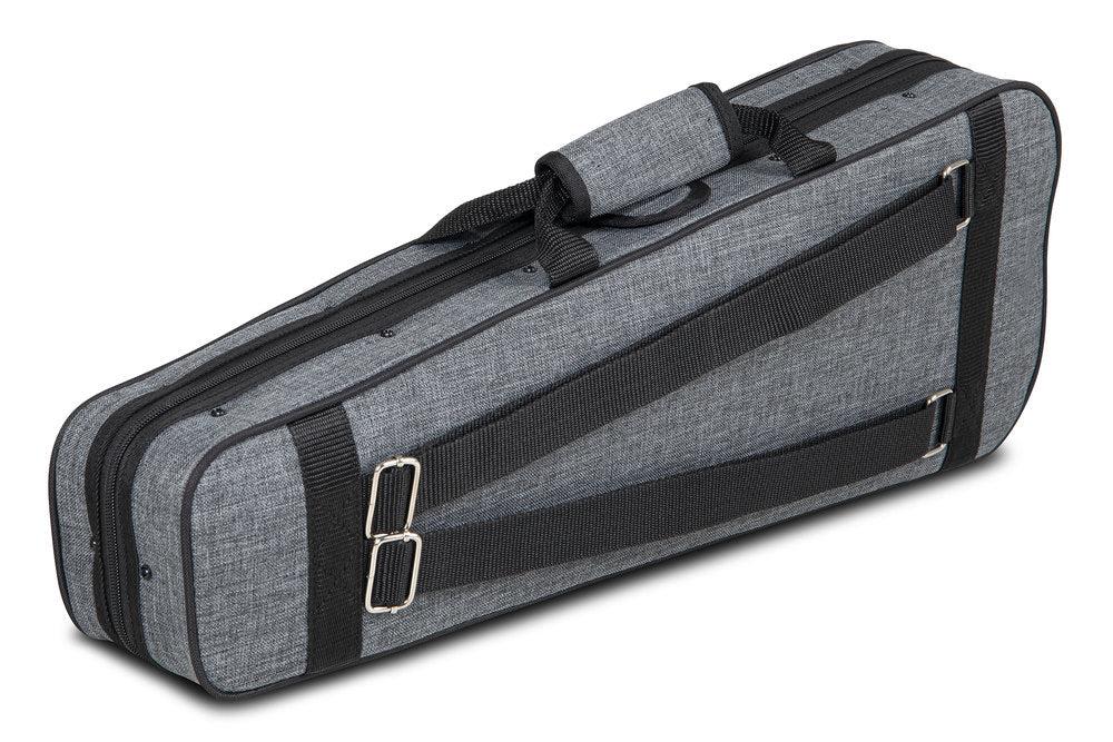 Custodia sagomata GEWA Pure CVF G 02 per violino 1/4, grigia e viola