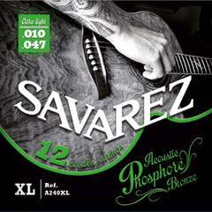 Savarez Corde per chitarra acustica Acoustic - 12.str. Ex-Light .010 (A240XL)