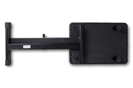 GEWA KB-20B panchetto per tastiera, pieghevole, nero