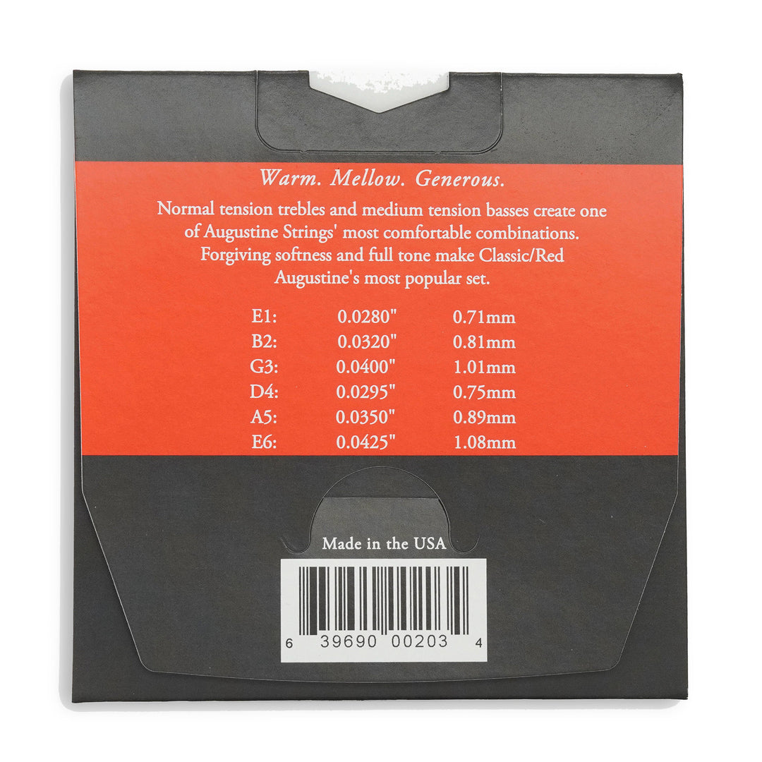 Augustine Corde per Chitarre classiche Classic Label - Set Classic Red (normale/medium)