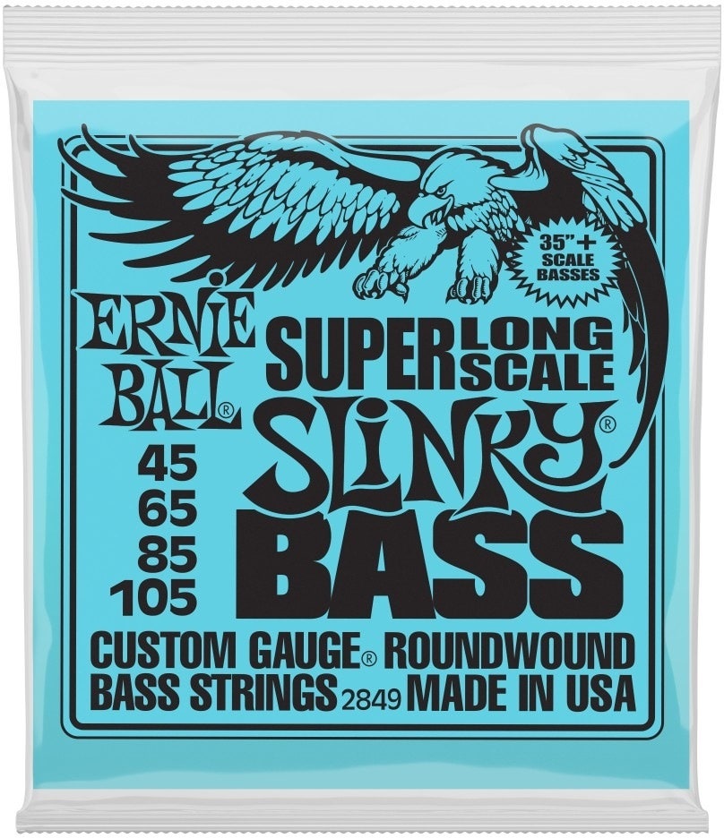 Ernie Ball 2849 Slinky ibrido per basso a scala extra lunga Nickel