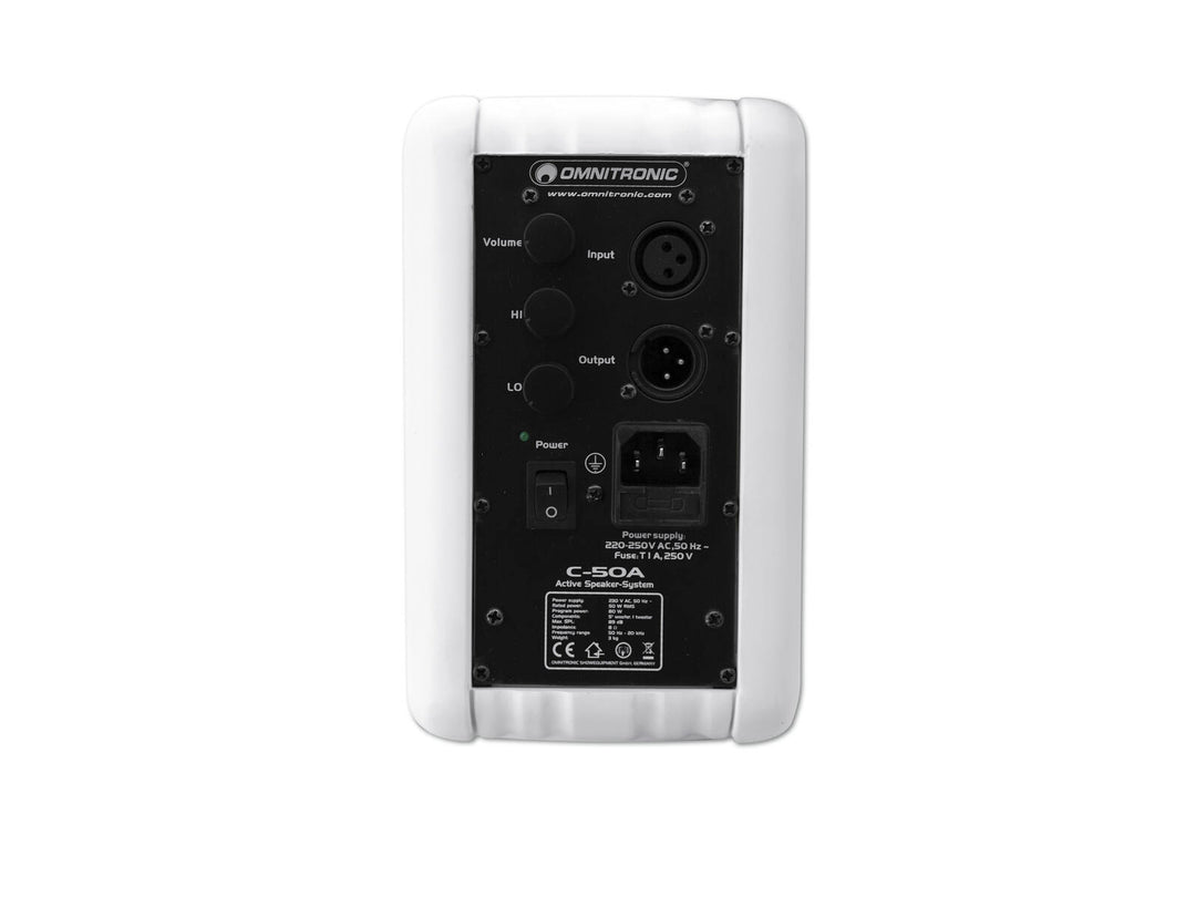OMNITRONIC C-50A attivo White 2x