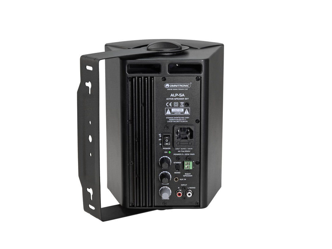 OMNITRONIC ALP-5A set di altoparlanti attivi black