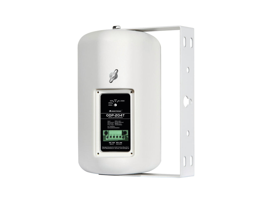 OMNITRONIC ODP-204T Altoparlante da installazione 100V bianco 2x