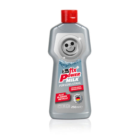 Vido Highgloss Milk per acciaio inossidabile e argento, 250 ml