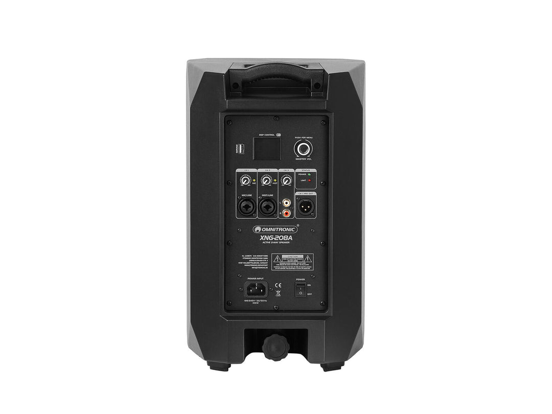 OMNITRONIC XNG-208A diffusore a 2 vie, attivo, DSP