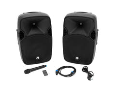 Set OMNITRONIC XFM-212AP + Stand per altoparlante MOVE MK2