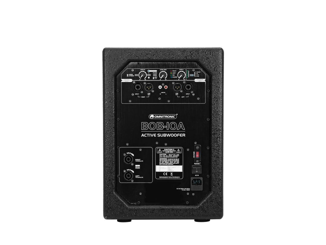 OMNITRONIC BOB-10A Subwoofer attivo nero