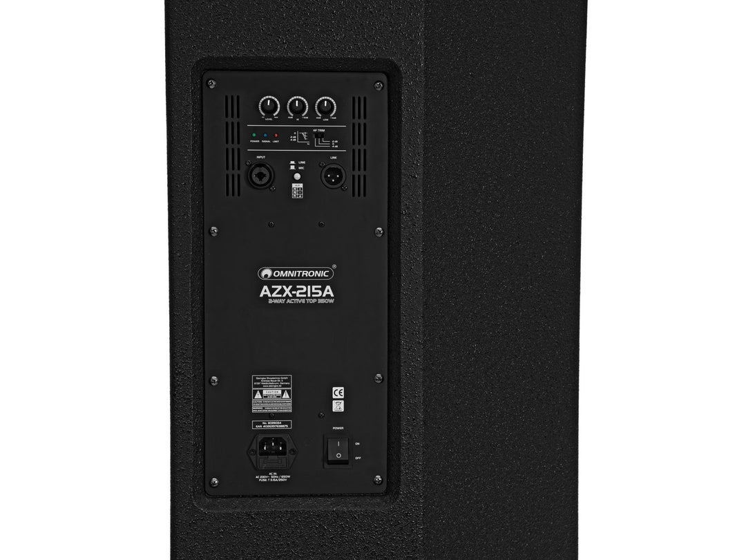 Omnitronic AZX-215A Altoparlante PA Attivo