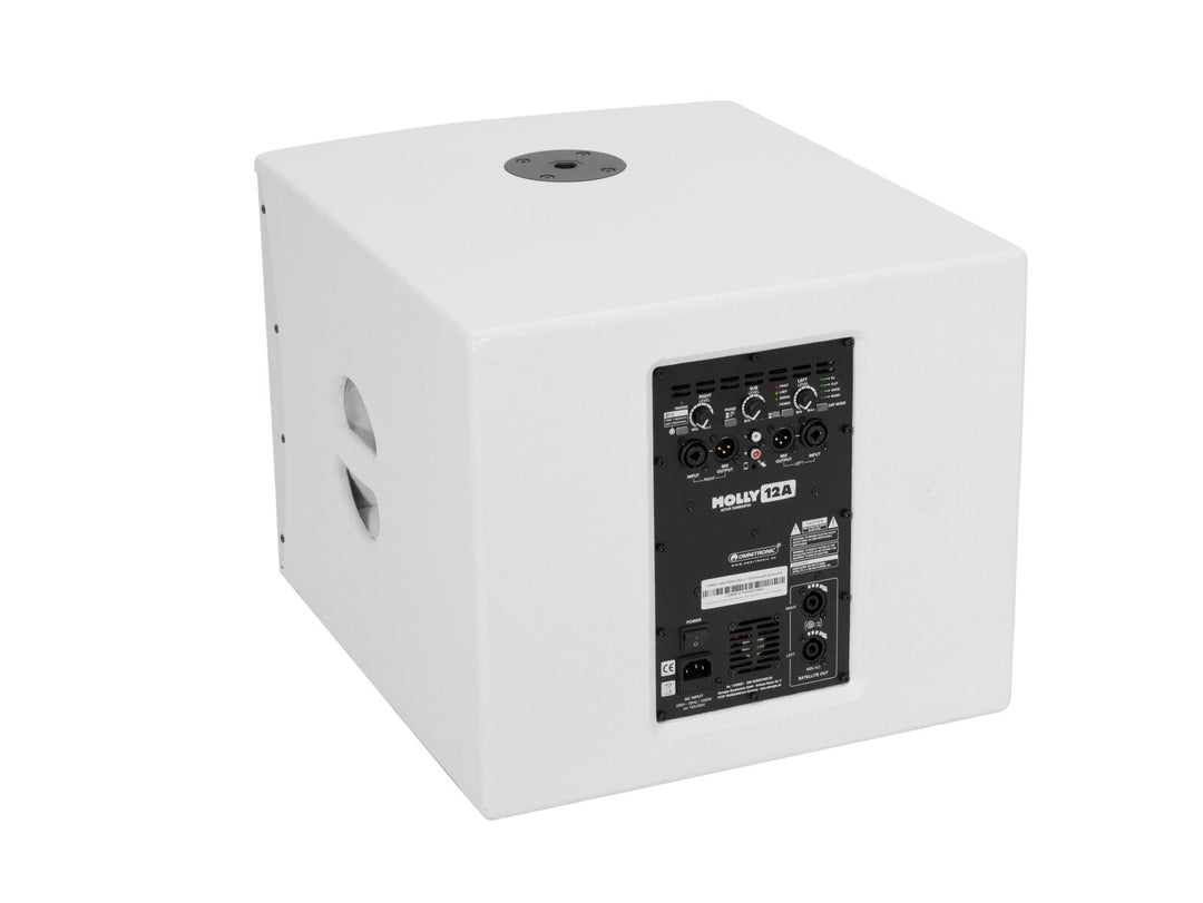 OMNITRONIC MOLLY-12A Subwoofer attivo bianco