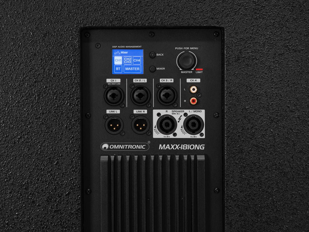 OMNITRONIC MAXX-1810NG 2.1 Sistema attivo