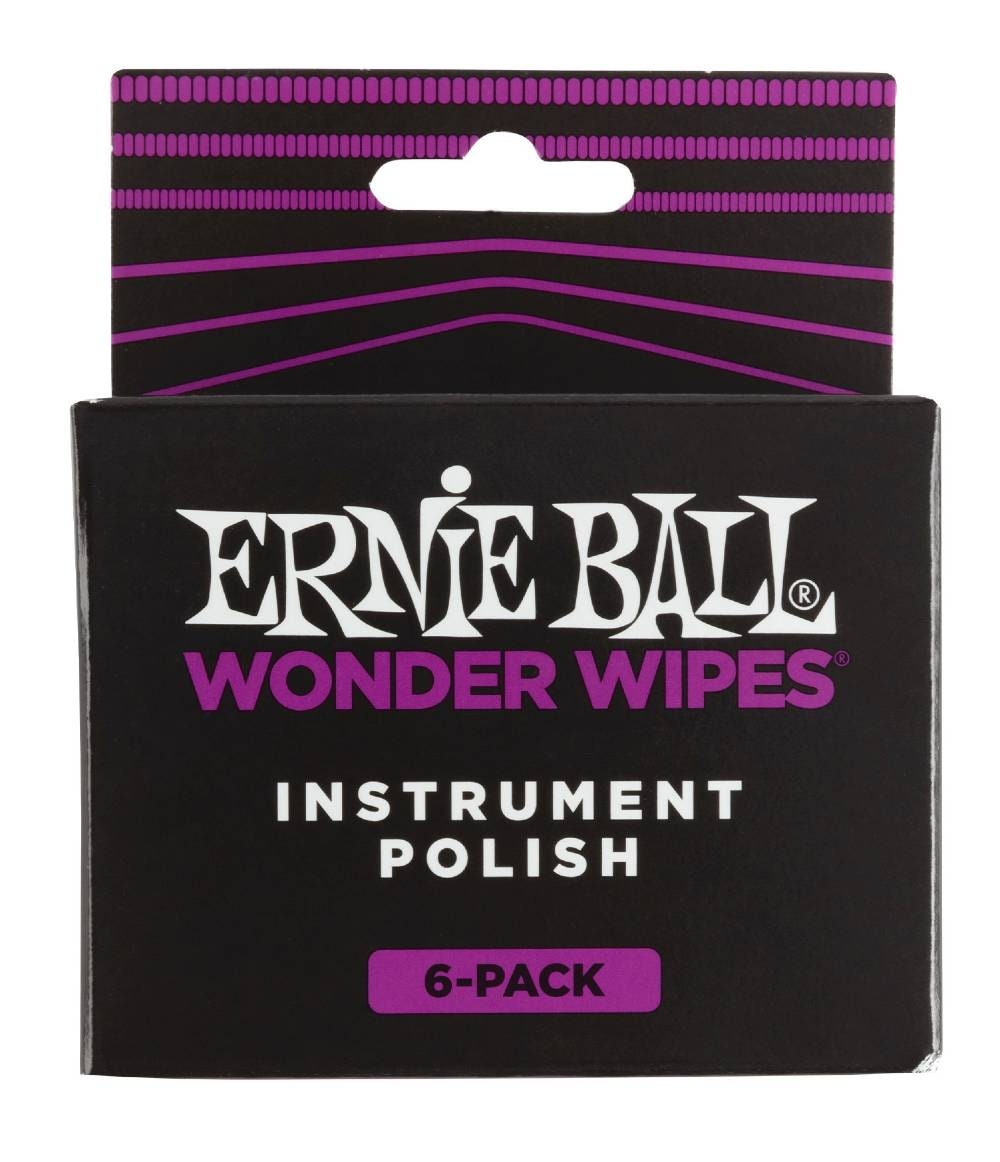 Ernie Ball EB-4278 Wonder Wipes, Lucidante. 6 Pack