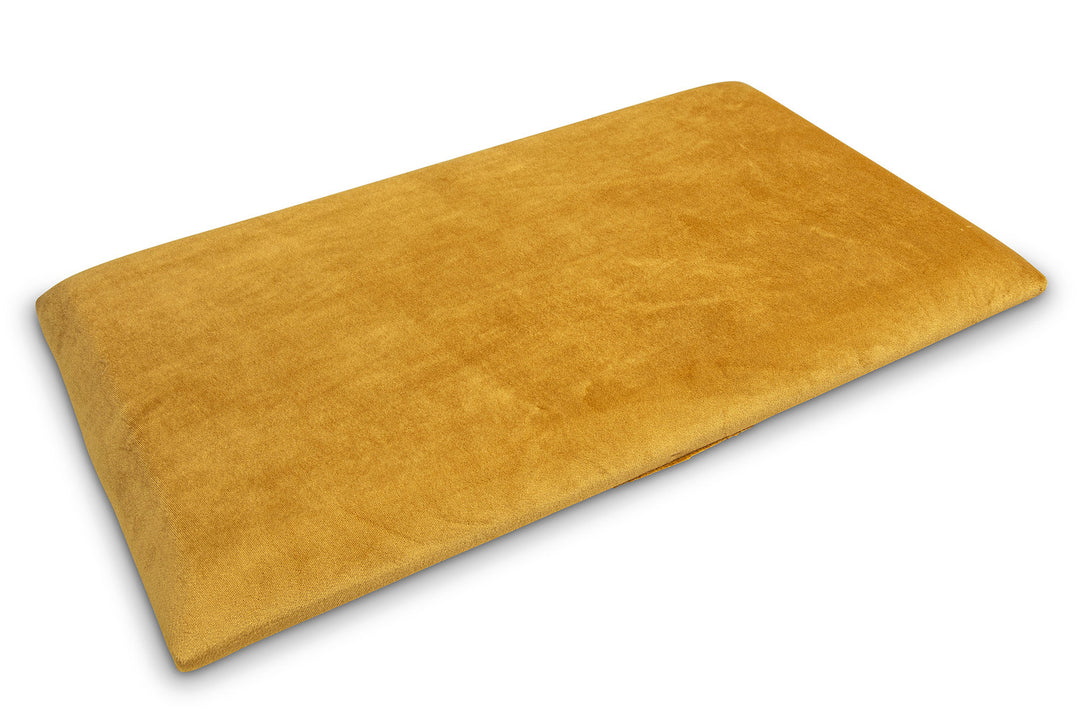 GEWA Panchetta per pianoforte Superficie di seduta Deluxe - Gold (52x30 cm)