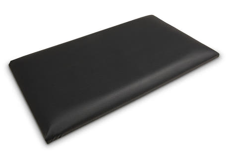 GEWA superficie della seduta per panca per pianoforte Deluxe, similpelle nera, 52 x 30 cm