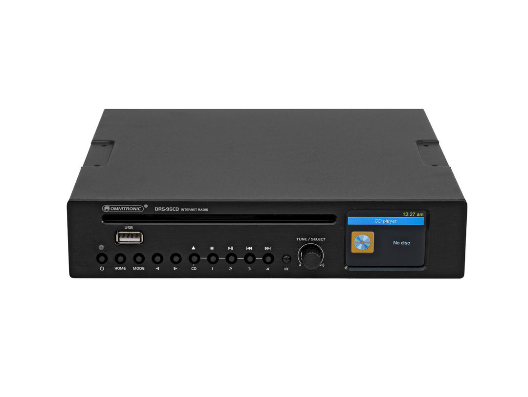 OMNITRONIC DRS-95CD radio Internet con DAB+, Bluetooth e lettore CD