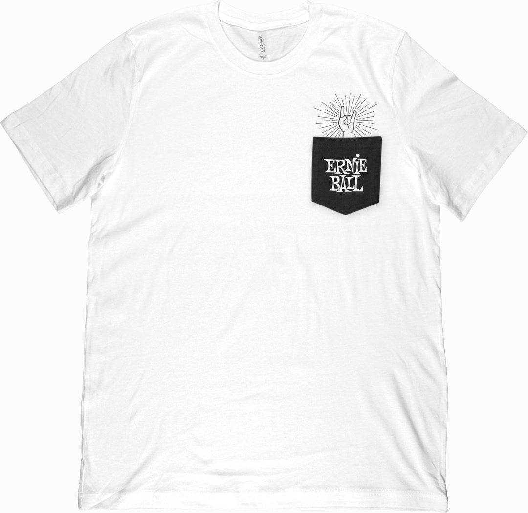 Ernie Ball 4862 Rock On T-Shirt tascabile, Medium