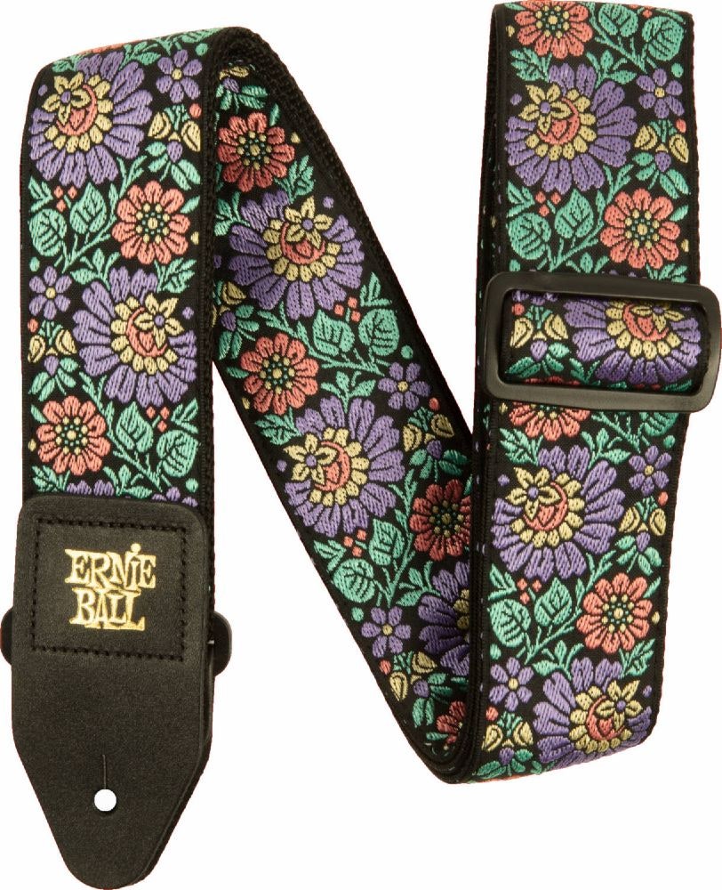 Ernie Ball 5340 Evening Bloom, tracolla Jacquard