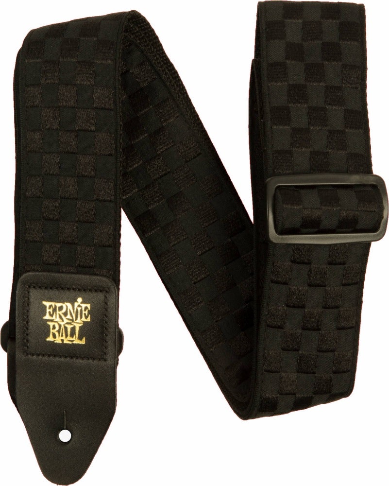 Ernie Ball 5341 Tracolla Jacquard a scacchi Black