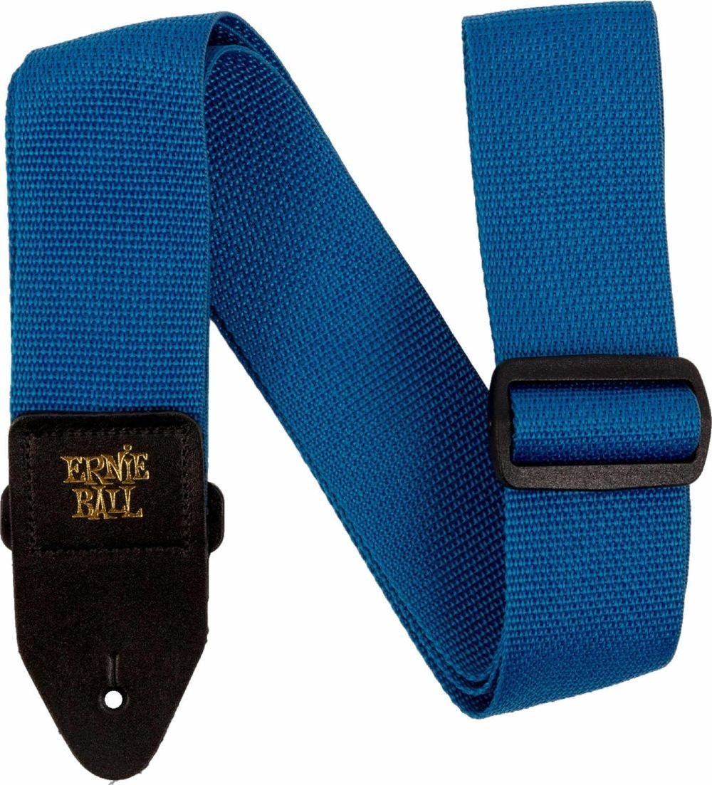 Ernie Ball 5352 PolyPro Cinghia per Chitarre Pearl Blue with Black L