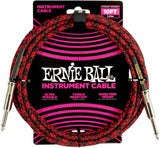 Ernie Ball 6394 Instrument Cable 3 M (10 ft) - Black & Red