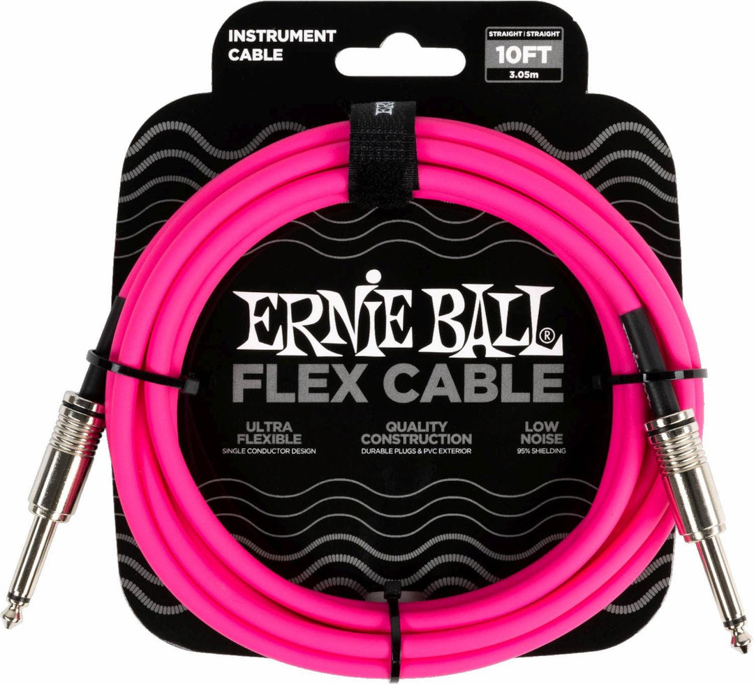 Ernie Ball 6413 FLEX Cavo per strumenti 3m - Rosa