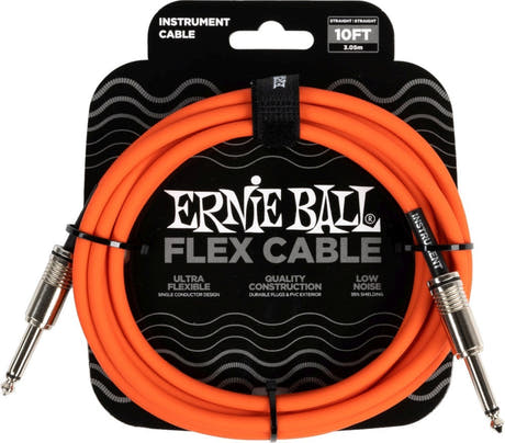 Ernie Ball 6416 FLEX Cavo per strumenti 3m - Arancione