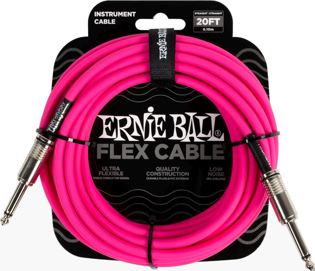 Ernie Ball 6418 FLEX Cavo per strumenti 6m - Pink