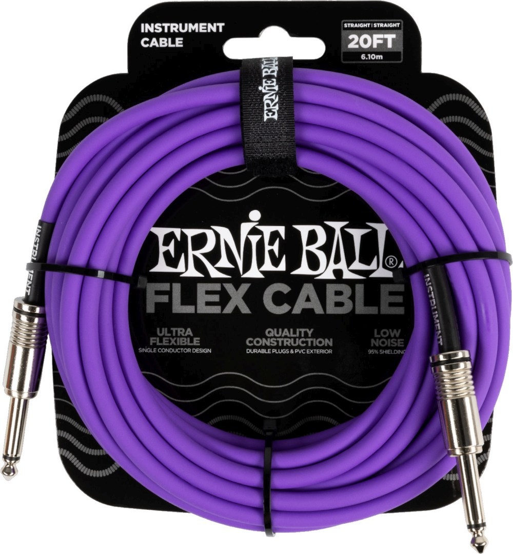 Ernie Ball 6420 FLEX Cavo per strumenti 6m - Viola