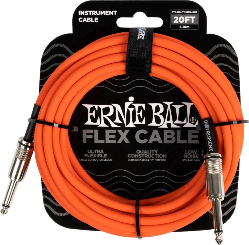 Ernie Ball 6421 FLEX Cavo per strumenti 6m - Arancione