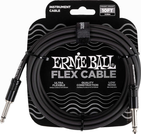 Ernie Ball 6434 FLEX Cavo per strumenti 3m - Black