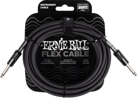 Ernie Ball 6435 FLEX Cavo per strumenti 6m - Black