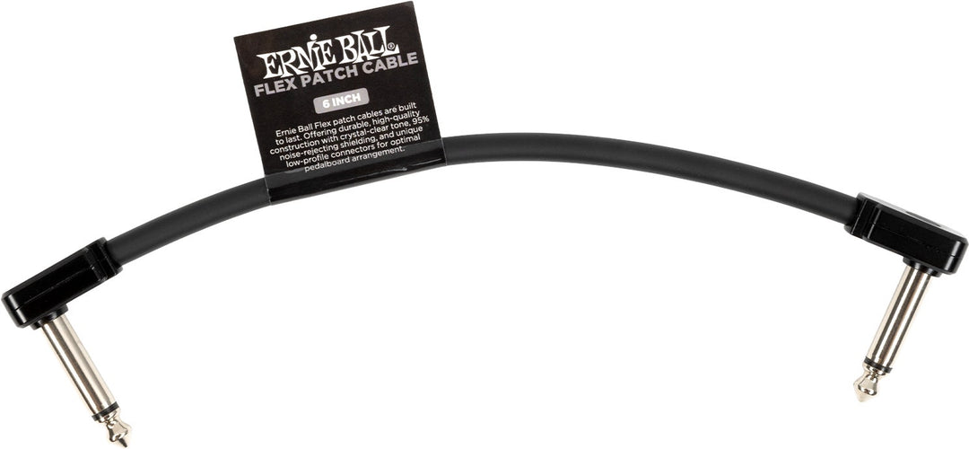 Ernie Ball 6439 Cavo patch Flex Black 15cm