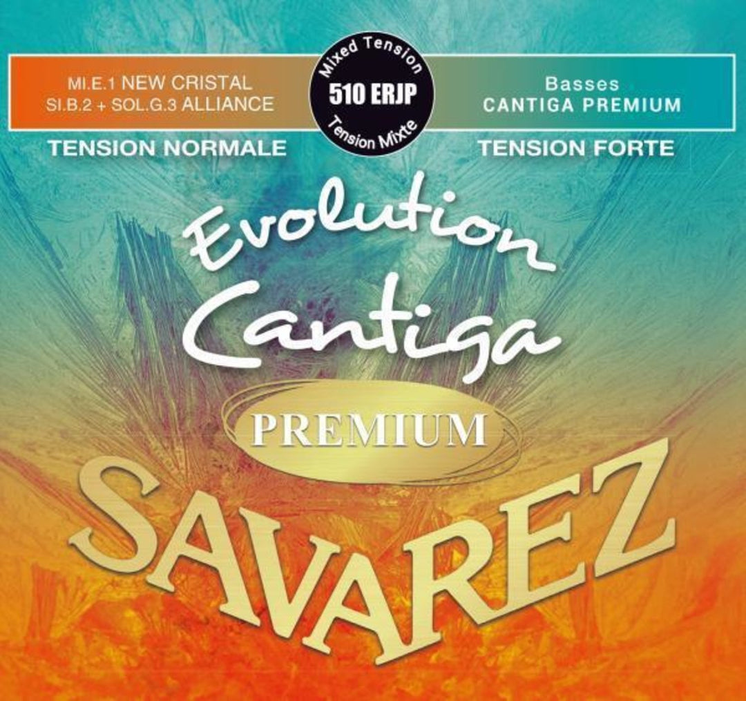 Corde Savarez per chitarra classica Evolution Cantiga Premium - set 510ERJP (misto)