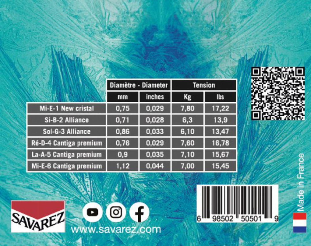 Savarez Strings for classic chitarre Evolution Cantiga Premium - Set 510EJP (high)