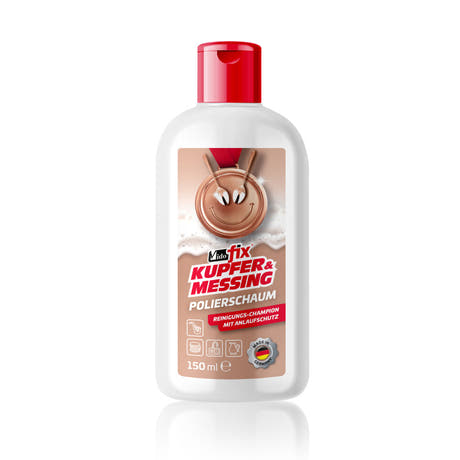Schiuma lucidante Vido per ottone, rame e bronzo, 150 ml