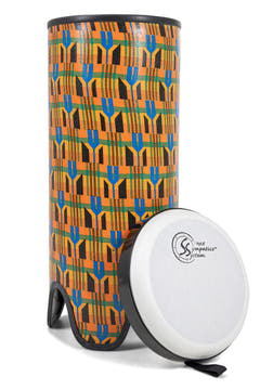 Toca Tubadora Freestyle II - 10" x 24" Tessuto Kente (TSSTB-10K-FT)