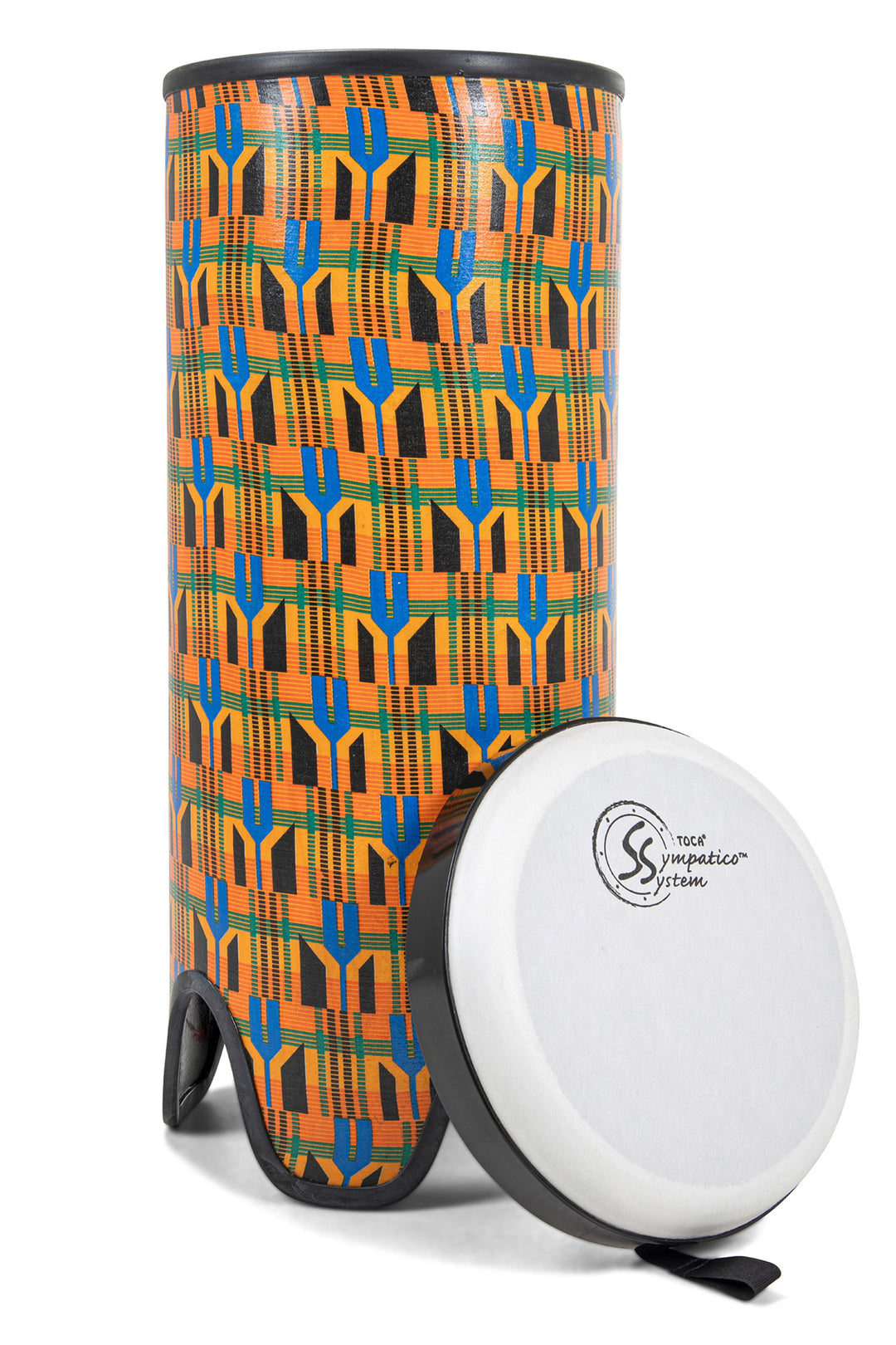 Toca Tubadora Freestyle II - 10" x 24" Tessuto Kente (TSSTB-10K-FT)