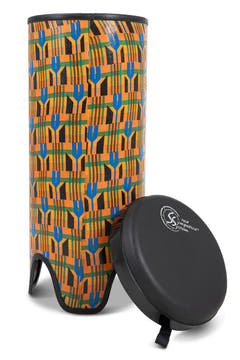 Toca Tubadora Freestyle II - 10" x 24" Tessuto Kente (TSSTB-10K-SLT)