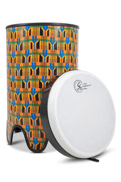 Toca Tubadora Freestyle II - 14" x 24" Tessuto Kente (TSSTB-14K-FT)