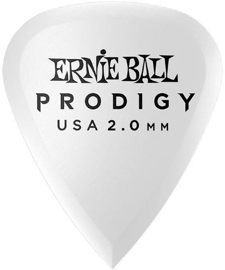 Ernie Ball EB-9202 2.0mm White Standard Prodigy Picks confezione da 6